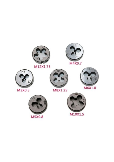 Valkyrie 8 Parça Pafta Seti Ve Kolu M3 M4 M5 M6 M8 M10 M12