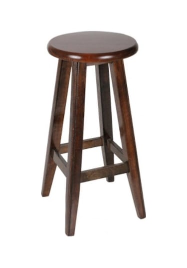 Ahşap Bar Taburesi 60 Cm. 1.Kalite Gürgen Ağacından Çok Renkli