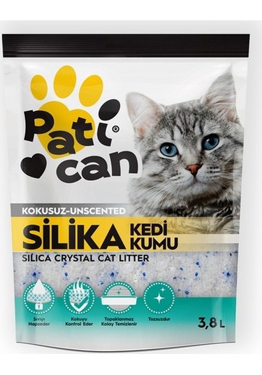 Patican Silika Kristal Kedi Kumu 3800 ML