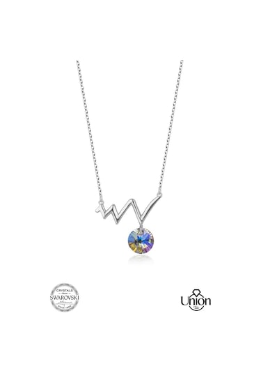 Union Swarovski Crystal Kadın Ritim Gümüş Kolye