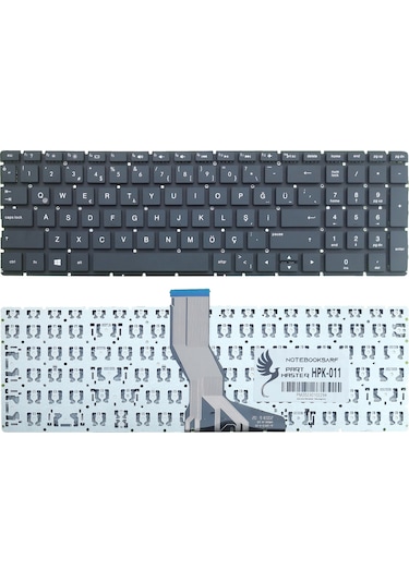 HP Uyumlu 15-bs122nt (7WJ83EA), 15-bw050nt (2WF34EA) Klavye (Siyah)