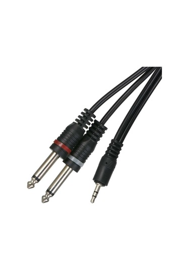 Luxury, 3,5 Mm Stero Erkek 2x6,3 Mm Mono Erkek 3 Metre