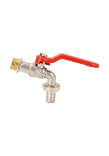 Ulzyvf Su Vanası Erkek Dişli Hortum Önlüğü Pirinç Yüksek Sertlik G3/4in Çıkış Anti Korozyon Dayanıklı Sızdırmaz Çamaşır Makinesi Için