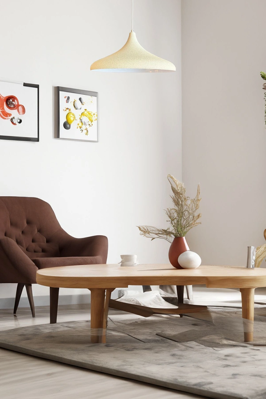 45 Cm Çaplı Xl Dokulu Açık Krem Avize Tekli Sarkıt Lamba Restoran Salon Mutfak Avizeleri Dokulu Açık Krem