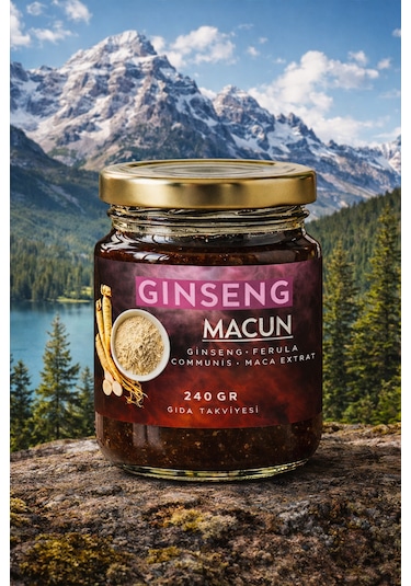 Ginseng, Maca Extract, Tongkat Ali, Çakşır Otu, Panax Içeren Kuvvet Bitkisel Karışımlı Macunu 240 Gr