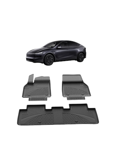 Tesla Model Y Juniper 2025+ Uyumlu Sahler 4.5d Pro Premium Oto Havuzlu Paspas