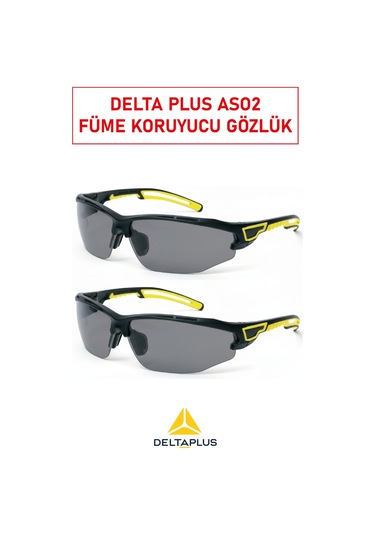 Aso2 Füme İş Gözlüğü Uv400 Korumalı, Darbe Dayanıklı Ve Güneş Işığına Karşı Koruma