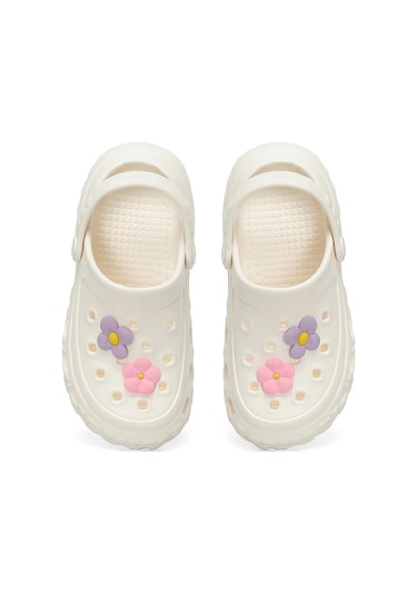 Kinetix Sa Hafif Havuz Deniz Plaj Çocuk Sandalet Terlik 667800001288 15 Krem Krem