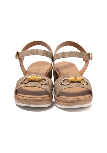Taupe Sandalet Kadın 53290-e6 Repo Taba