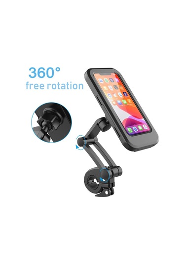 Torima Jx-021 Su Geçirmez Bisiklet Motorsiklet Atv Motosiklet Telefon Tutucu Tutacağı