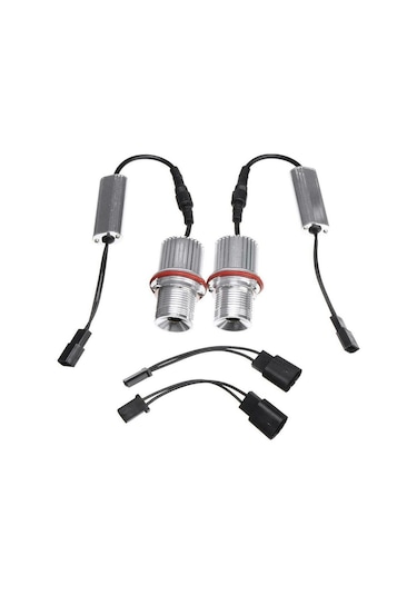 Dinosaurs 45 W Beyaz Led Araba Melek Gözler Led Işaretleyici Halo Halka Ampul Far Ampulü -bmw E39 E53 E60 E61