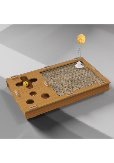 Homyl Oluklu Scratcher Tırmalama Tahtası Egzersizi 2'si 1