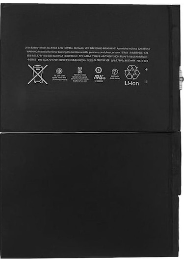 Senalstore Apple Uyumlu iPad  5 Air Uygun Pil Batarya A1484 8827 Mah