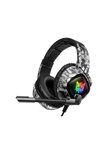 Onikuma K19 Kamuflaj Kablolu LED PS4 PC Gamer Kulaklık