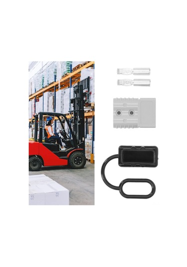 Tenfowee 120a 600v Akü Hızlı Bağlayıcı, Silikon Korumalı, 2/4/6/7awg Teli İçin, Elektrikli Forklift Ve Araçlarda Güç Bağlantısı, Dayanıklı Pc Kabuk