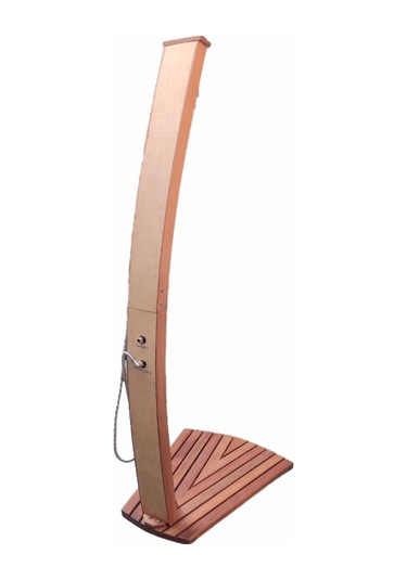 Havuz Duşu Alaçatı Serisi Ahşap Havuz Duş Sistemi Tek Su Girişli