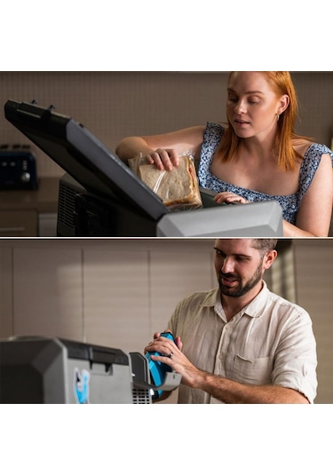 Acopower Px50 12/24/220volt 50litre Kompresörlü Tekerlekli Outdoor Oto Buzdolabı Akü Dahil Değildir