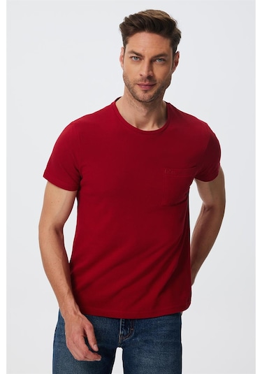 Lee Cooper Twıngo Erkek O Yaka Pike T Shırt Kırmızı 16115 Kırmızı