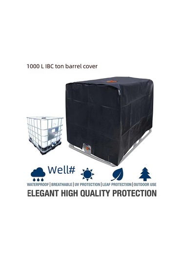 Mufunye 1000l Ibc Ton Balon Koruması - Dış Mekan Su Tankı Örtüsü, Isı Yalıtımı, Su Ve Toz Engeli, Dayanıklı Poliester Yeşil, 120x100x116cm