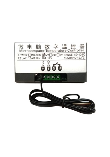 Konesam Dc12v Yüksek Hassasiyetli Sıcaklık Kontrolcü - Led Ekranlı Isıtma/soğutma Modülü, Röle Çıkışı, -55 C/+120 C Aralığı