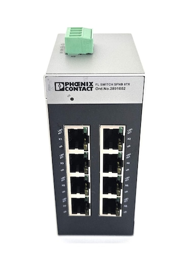 Phoenix Fl-swıtch-sfnb-8tx ,ray Tip 24vdc 8-port Ethernet Hub