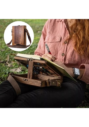 Kilit Dilli Ressam Asma Çantası Sanat Yaratımı İçin Taşınabilir