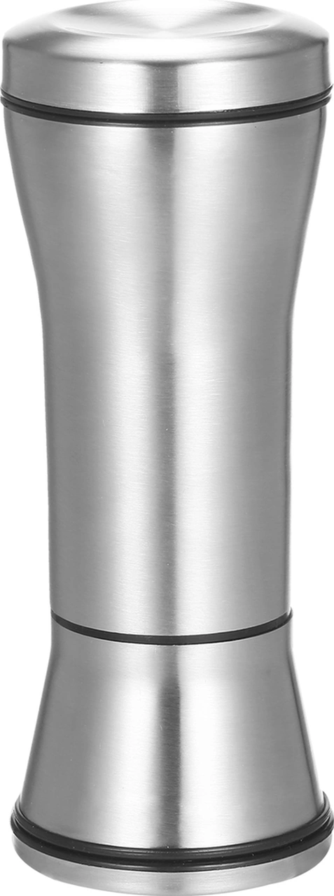 Yunboo 304 Paslanmaz Çelik Elle Biber Değirmeni - Mutfak Ve Restoran İçin Karabiber, Biber Tozu Öğütücü Flakon Gümüş