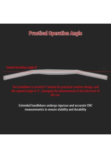 Artfulabode Yükselticili, Skycıty Mat Kırmızı Bisiklet Gidonu Dağ Boyalı Alüminyum Alaşımlı 31.8mm/30mm/780mm - Xn Kırmızı