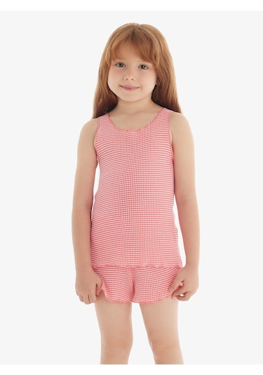 Kız Çocuk Pijama Takımı 60566 - Pembe Pembe