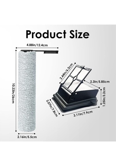 Unimarket Yedek Hepa Filtresi Ve Fırça Rulosu Seti - Elektrikli Süpürge Aksesuarları Süpürge Yedek Parçaları