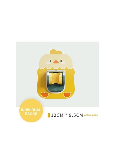 Primepickings B01 Duş Braketi Kendinden Yapışkanlı Duş Başlığı Braketi Duvara Monte Karikatür Evrensel A 2 Katlı Gri