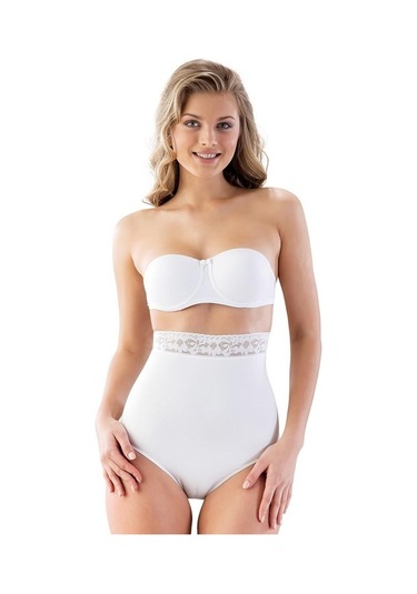 Emay 2028 Bayan Dantelli Slip Külot Korse