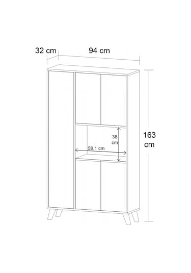 Mobilique Oslo Mutfak Dolabı Beyaz-beyaz 600-00-279