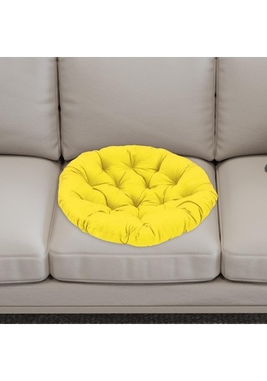 Flybuy Suntek Sundurması Sarı Sarı Sandalye Minderli İj Hamak Bosphorusboutique Bahçe 60cmx60cm Vc Sarı