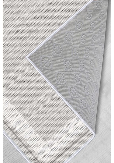 Rovigo Home Dijital Baskı Yıkanabilir Kaymaz Taban Salon Halısı Rvg0576 Gri