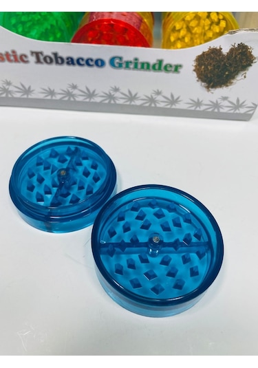 Plastik Tutunöğütücü Grinder /2Parça-55Mm