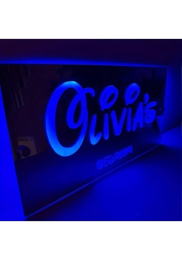 Fastbuy Kişiye Özel Led Neon Tabela 40x20 Cm Usb Duvar Işığı Yatak Odası Dekoru Özelleştirilebilir Hediye 1 Adet Polisilikon 1 Adet Polisilikon 2v