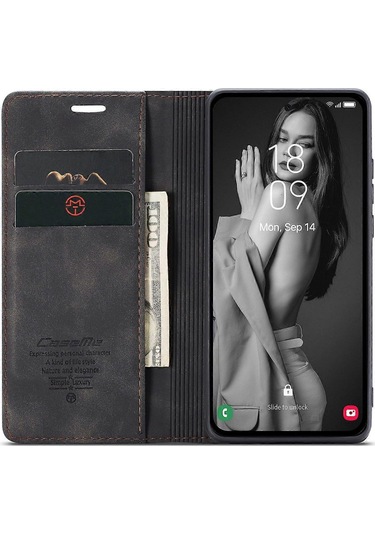 Samsung Galaxy A56 5g Kılıf Caseme 013 Serisi Kart Tutucu Stand Deri Telefon Kılıfı Çok Renkli İle Uyumludur Çok Renkli