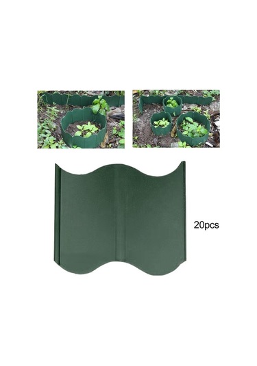 Trendooze 20x Bahçe Kenar Bordürü, Yatak Kenarı Dekoratif, Modern Tasarım