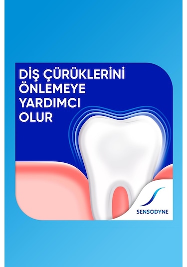 Sensodyne Günlük Koruma F Florürlü Diş Macunu 3 x 75 ML