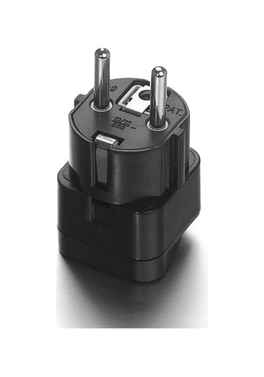 Symbee Siyah Avrupa Standartı Adaptör - 10a/16a Akım, 250v Gerilim, 2800w Güç - Ev Ve Seyahat İçin Evrensel Fiş Dönüştürücü