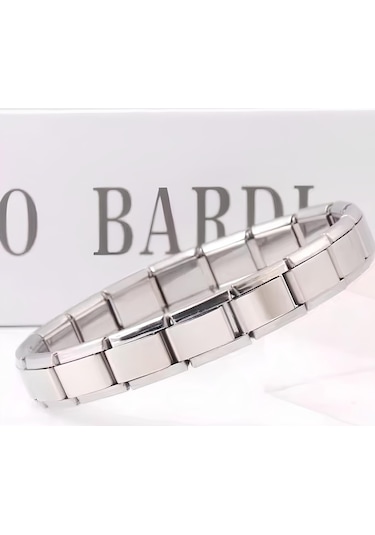 Takı Dükkanı İtalyan Charm Çelik Bileklik Scb26