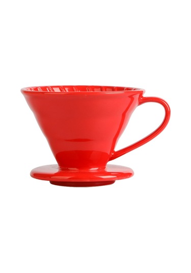 Gajeena Kahve Filtre Konik Seramik, Elle Hazırlanan, Sabit Sicaklıkta, Optimal Aroma Çıkarımı, Kaliteli Seramik, Hediye Kutulu Set Kırmızı