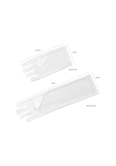 Vkemall Uv Koruyucu Uzun Manikür Eldiveni - Güneşten Koruma Ve Isı Yalıtımı İçin