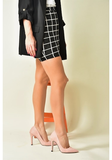 Fox Shoes  Pudra Süet Kadın İnce Topuklu Stiletto L253971502