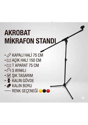 Akrobat Mikrafon Standı