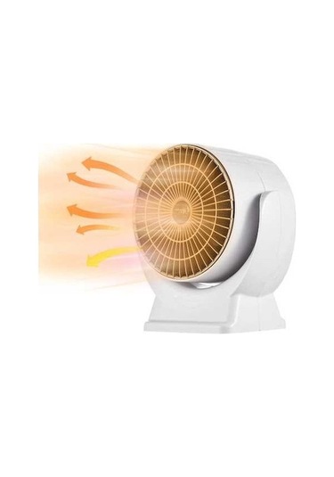 Flybuy 800w Taşınabilir Isıtıcı - Enerji Tasarruflu, Devrilme Korumalı, Beyaz, 11,8x11x19,5 Cm, Pratik Kullanım