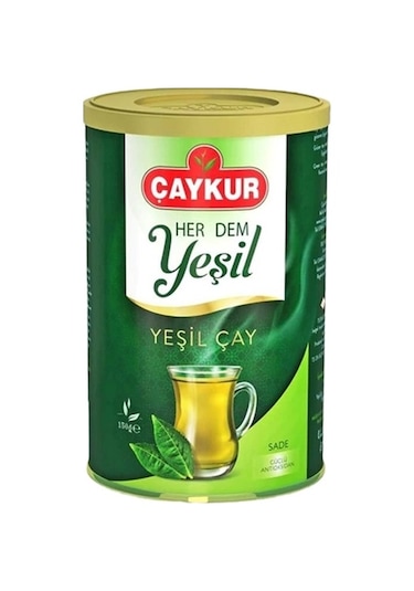 Çaykur Teneke Yaprak Yeşil Çay 150 G