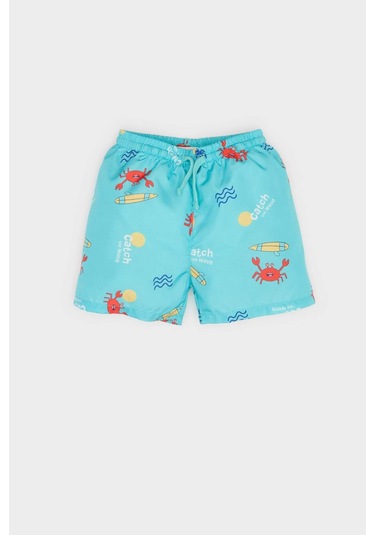 DeFacto Erkek Bebek 2'li Takım Yengeç Baskılı Kısa Kollu Tişört Esnek Belli Deniz Şortu E3521A525SMOG313 Turuncu DeFacto Erkek Bebek 2'li Takım Yengeç Baskılı Kısa Kollu Tişört Esnek Belli Deniz Şortu E3521A525SMOG313 Turuncu