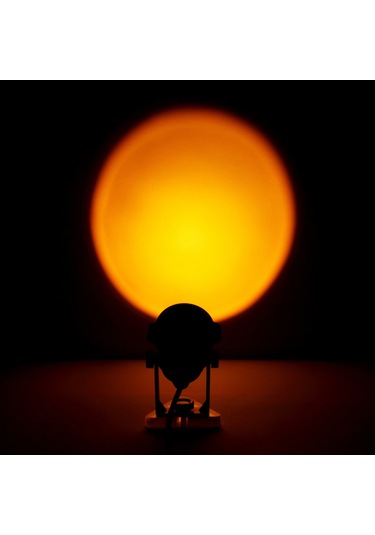 Geeroyoo Usb Güneş Batımı Işık Projeksiyonu - Güneş, Günbatımı, Gökkuşağı Ve Çeşitli Renk Seçenekleriyle Dekoratif Aydınlatma